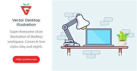 Vector Desktop Illustration - graphberry.com
