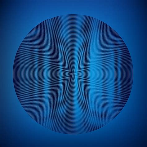Élément de design abstrait Cadre bleu | Vecteur Premium