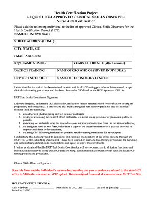 Fillable Online okcareertech Health Certification Project Fax Email ...