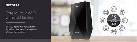 NETGEAR Mesh WiFi Extender - Covers up to 2000 sq ft and 40 Devices ...