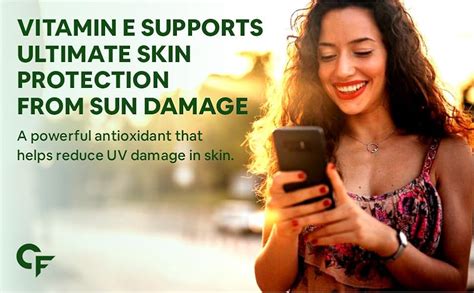 CF Vitamin E 400mg Capsules for Face and Hair 100% Natural Vitamin E ...