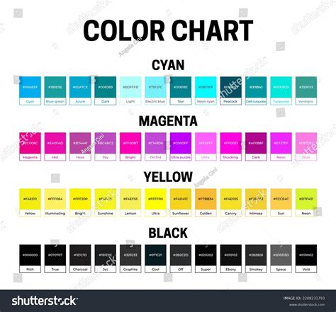Image result for Hex Color Chart with Names