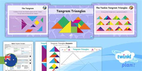 Year 2 Space: SolveIt Tangram Triangles