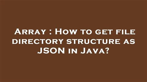 Image result for JSONArray Structure Java