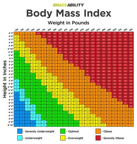 Body Mass Index (BMI) Chart | Know-It-All
