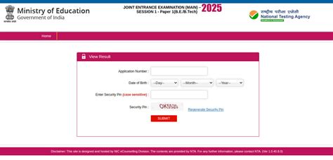JEE Main Paper 2 Result 2025 Session 2 (Out), NTA B.Arch & B.Planning ...