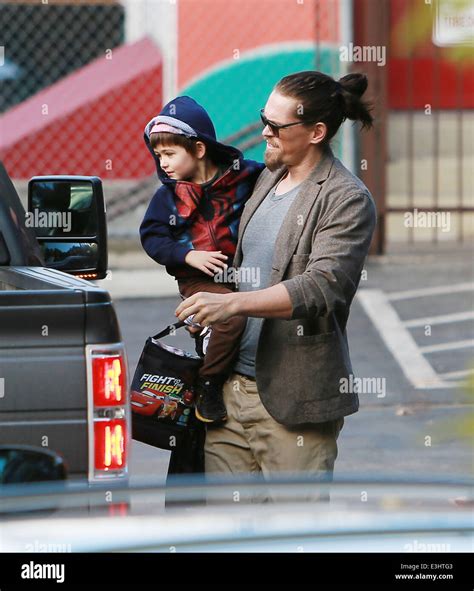 Shameless Actor Steve Howey picks up Son William Wolf from pre-school ...