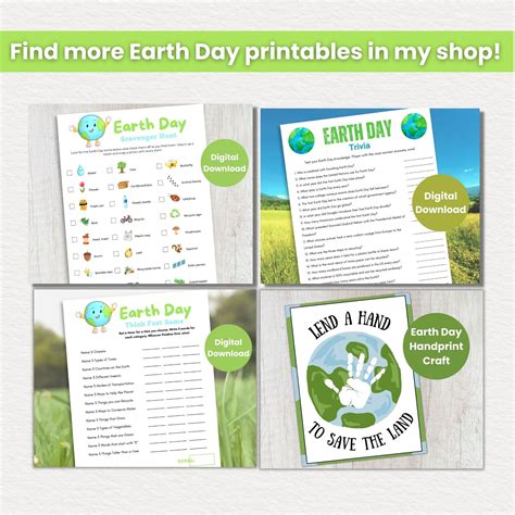Earth Day Trivia Game for Kids, Earth Day Classroom Activity, Earth Day ...