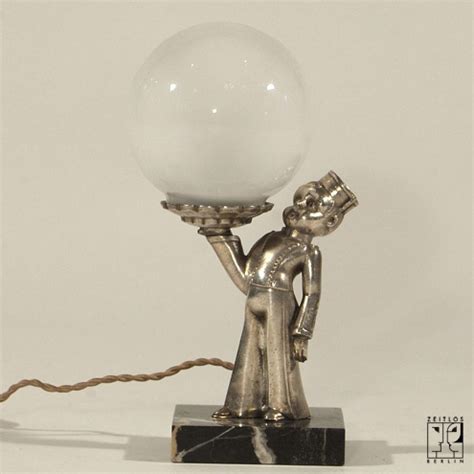 Art Déco table lamp in form of a page - ZEITLOS – BERLIN