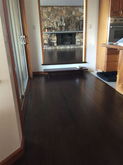 Ebony Stained Brazilian Cherry Floors