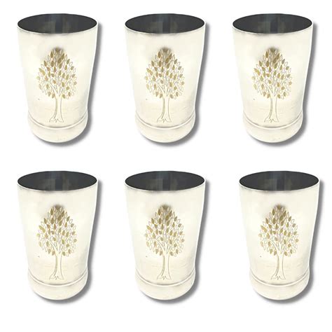 Buy Titox Steels Stainless Serving Glasses for Water, Milk and Juice ...