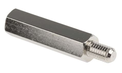 RS PRO | RS PRO Standoff, M5 x M5 Thread, 30mm Body, Brass, Male/Female ...