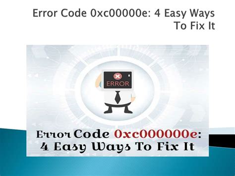 Image result for Code Error 0X0c000000e