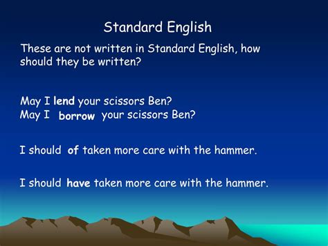 Standard English Example 的图像结果
