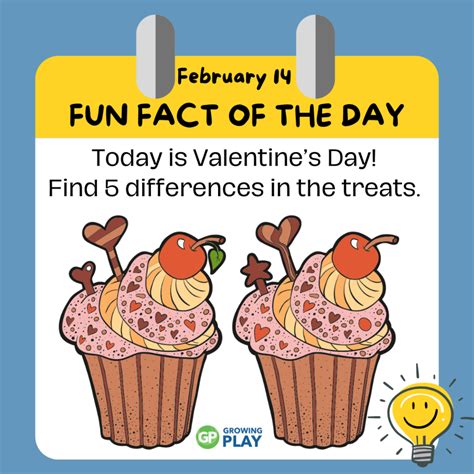 February 13 - Fun Fact for Today for Kids - Growing Play