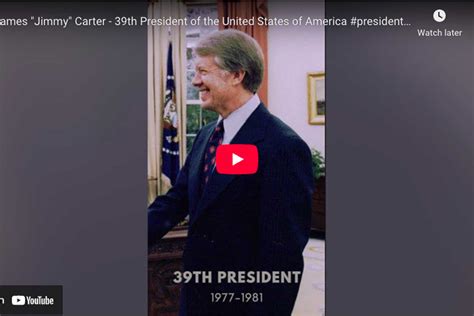 [VIDEO] James "Jimmy" Carter - 39th President of the United States of ...