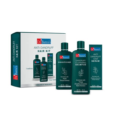 Dr Batra’s Anti Dandruff Hair Kit - 525 ml - Dandruff Cleansing Shampoo ...