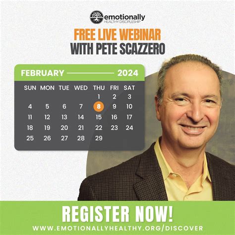 Save the date! 🗓️ Join Pete Scazzero in our LIVE webinar on February ...