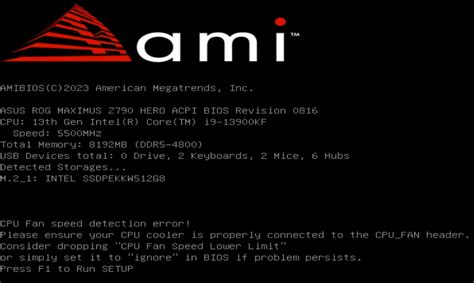 Image result for Fan Error On Computer