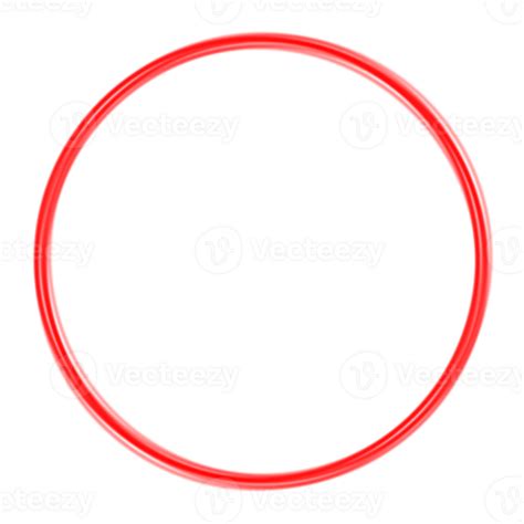 Red circle element transparent , black round element 44607240 PNG