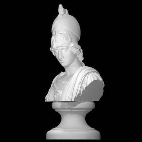 3D Printed Bust of Athena Pallas - Inspired by Giustiniani Collection ...