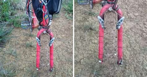 Optical Illusion: 'Invisible' Mountain Bike