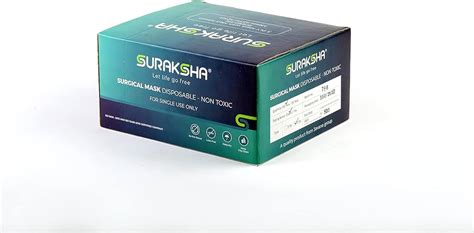 Buy Suraksha Disposable 3Ply Face Mask Online in India- KCK Direct