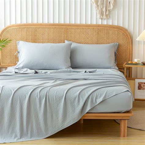 Amazon.com: COTTEBED Grey Bed Sheets Queen - Hotel Luxury 4 Piece ...