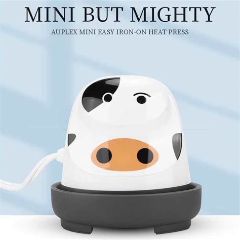 Buy Bkuxy Heat Press Machine Mini Cow Appearance Portable Home Iron ...