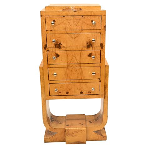 Empire Semainier Chest of Drawers Painted Tall Boy 1880 For Sale at 1stDibs