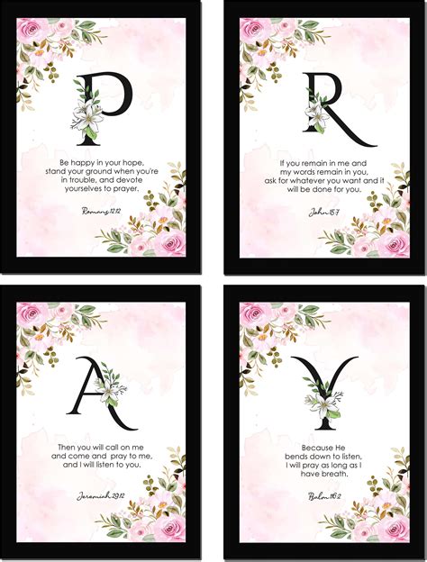 Kagaz Kala - Bible Verses Wall Decor - Bible Verses Wall Frames for ...