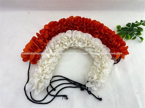 Vibrant Bharatanatyam Dance Veni Flowers - Costume Accessory - BDF-003 ...