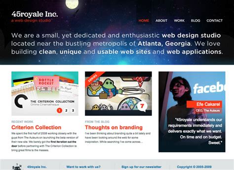 50个漂亮的英文网站设计欣赏-海淘科技