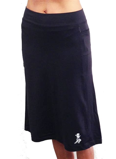 black knee length running skirt – RunningSkirts