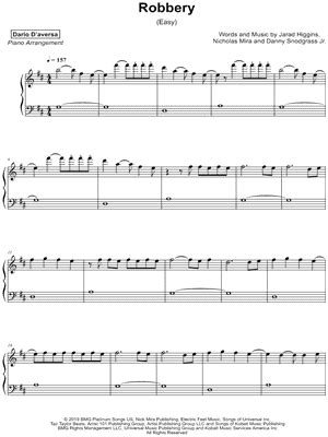 Robbery Piano Tutorial 的图像结果