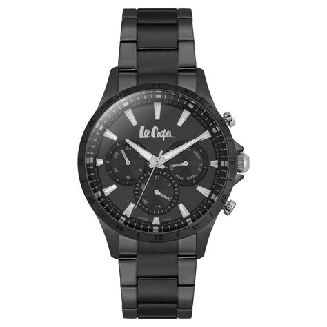 Buy Online Lee Cooper Quartz Multifunction Black Dial Watch for Men ...