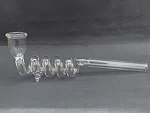 MFT Clear glass bong white SPRING weed CHILLUM Glass bong_HAND PIPE ...