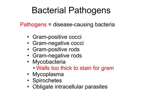 5 - Bacteria Pathogens | PPT