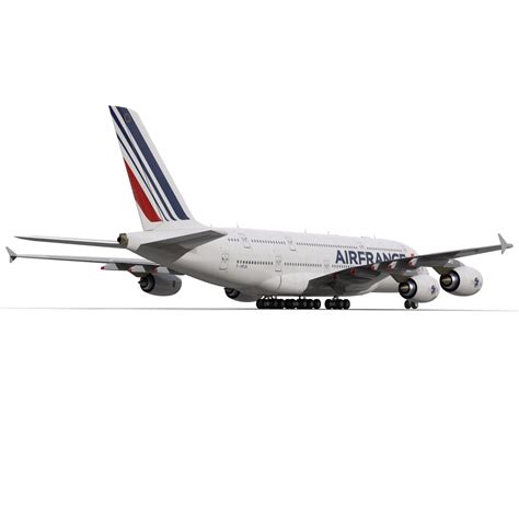 3D Airbus A380 900 Air France Rigged model | 3D Molier International