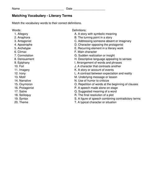 Vocabulary Worksheets | Printable Word Lists & Vocabulary Practice