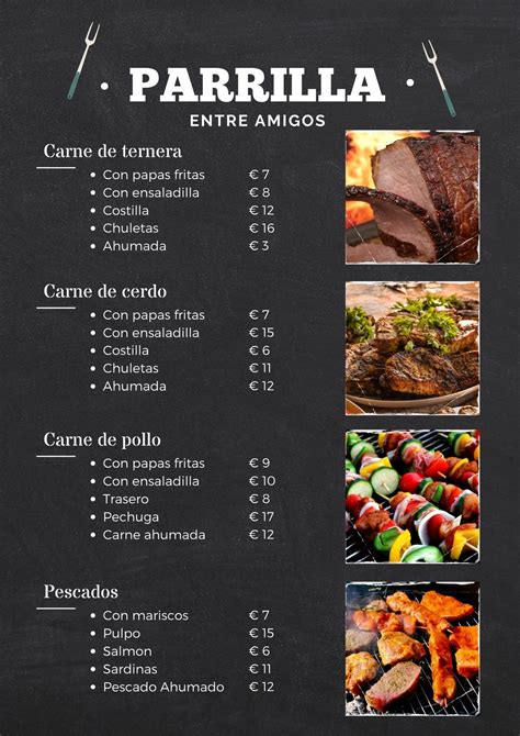 El Modelo Restaurant Menu