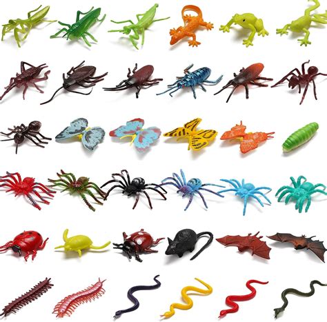 ValeforToy 73 Pack Colorful Plastic Mini Bugs for Kids, India | Ubuy