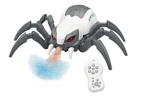 NVF Remote Control Spider Toy for Kids | Light & Sound Effects | 6 ...