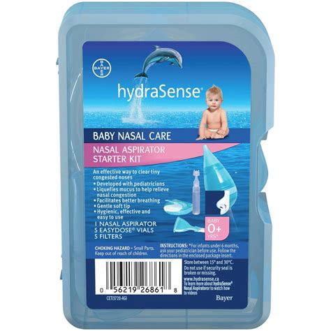 HydraSense Nasal Aspirator Starter Kit for Baby - Gentle Relief for ...