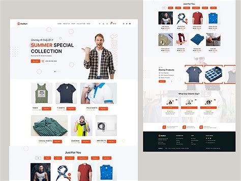 Minimal & Modern eCommerce Figma Template | Figma