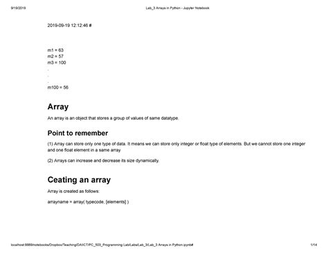 3 Arrays in python - In this you will understand what is array and how ...