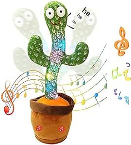 SVS ONLINE Talking Cactus Baby Toys for Kids Dancing Can Sing Wriggle ...