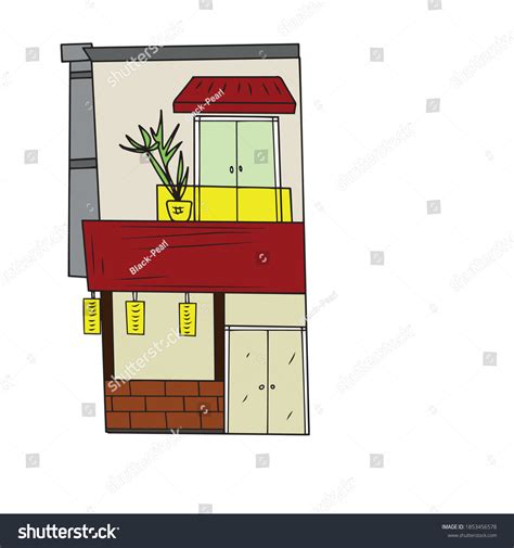 Front View of a Shop Vector 的图像结果