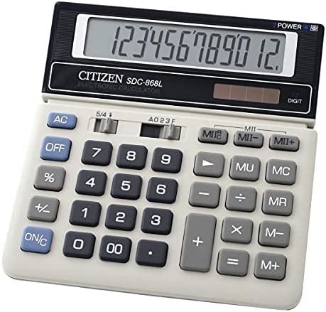 Citizen SDC-868L Basic Calculator : Amazon.in: Office Products
