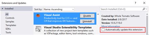 Image result for Automatic Update in Visual Studio